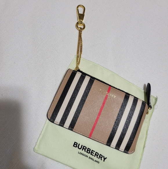 Burberry Kelbrook Icon Stripe Coin Case - Picture 4 of 9